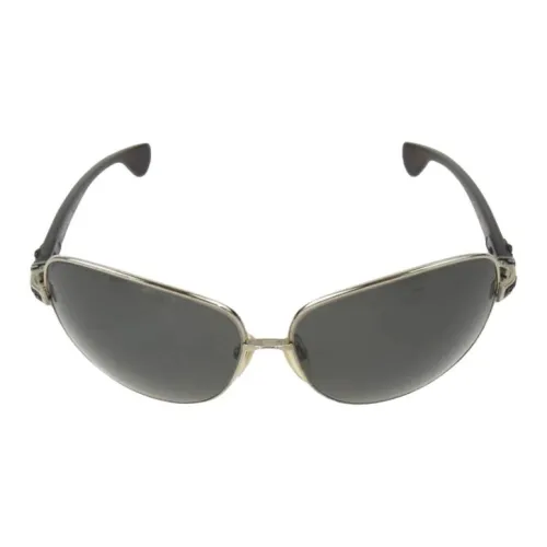 Chrome Hearts Aviator Солнцезащитные очки Унисекс Черный