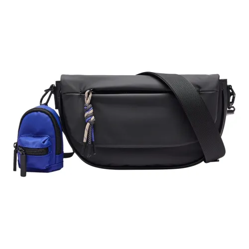 URBAN REVIVO Искусственная кожа Сумка через плечо Стандартная Мужская Черная