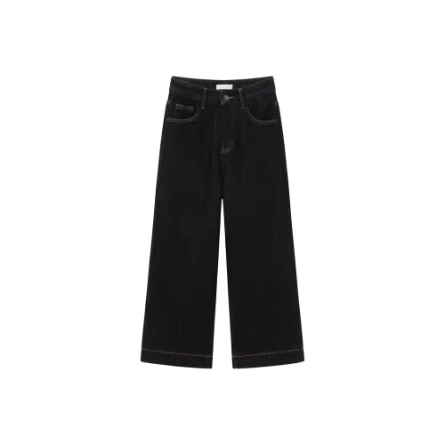 Another Alley Черные Женские Джинсы