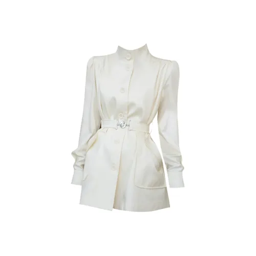 GRAYISMOON Абрикос Женская Тренч