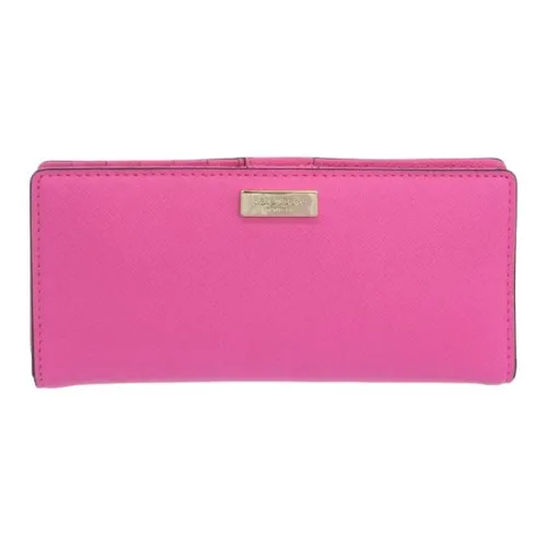 Kate Spade Кожа Кошелек Женский Ярко-Розовый