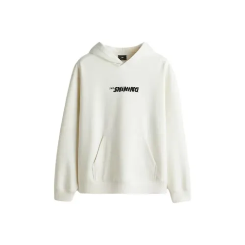 H M Белый Черный Мужские Свитшоты