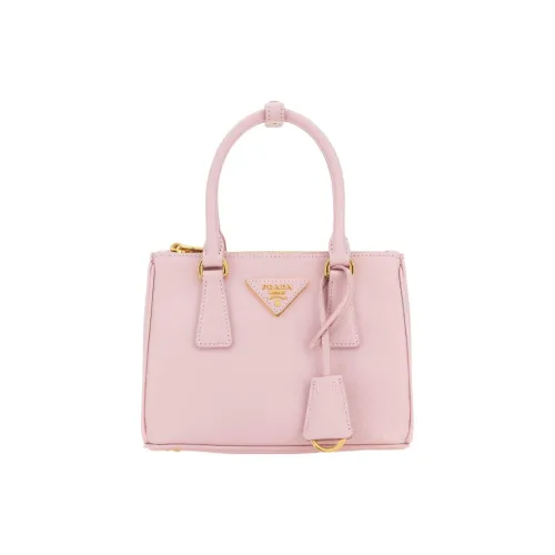 PRADA Galleria Кожа Одно плечо Сумка Мини Женская Вишневый цветок Розовый