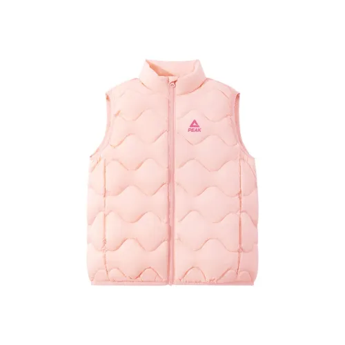 PEAK Розовый PK Логотип Розовый Теплый K Kids Пуховый жилет