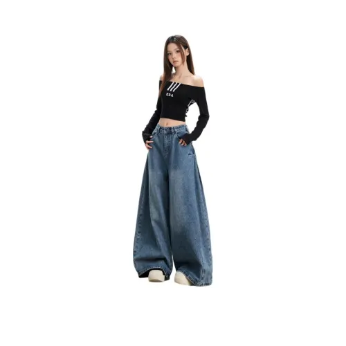 PAZZO Blue Women's Jeans PAZZO Синий Женские Джинсы