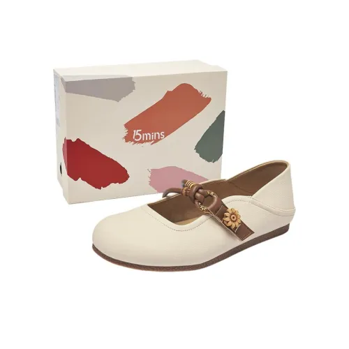 15 MINS Туфли Mary Jane с плоской подошвой 2 см женские