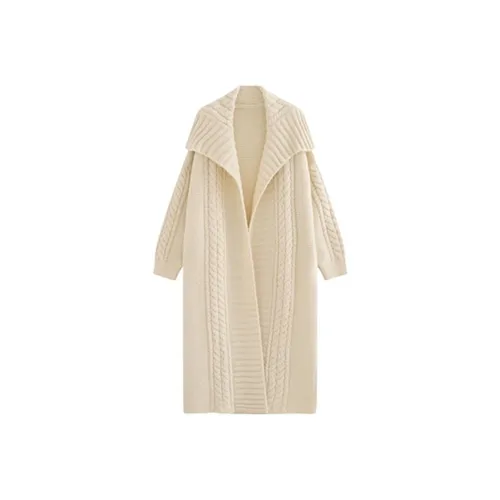 ZVJH Экрю Женская Трикотажная Одежда