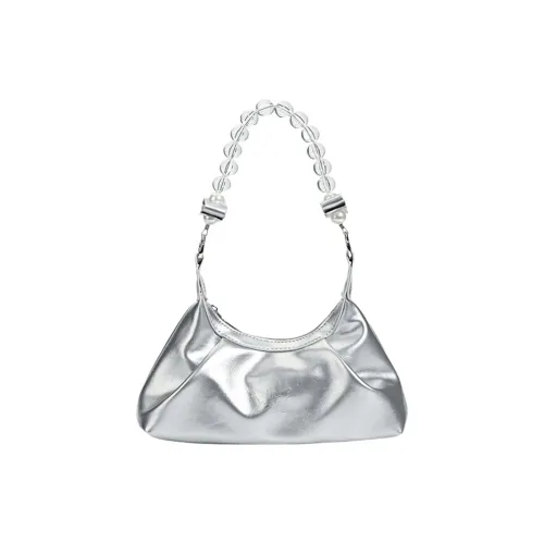 MARKANGARO ПУ (полиуретан) Сумка через плечо Женская Серебряная Красная Белая