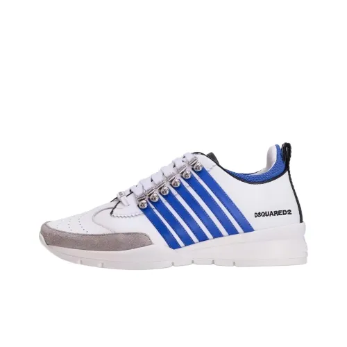 DSQUARED 2 Низкий топ Повседневная обувь Мужская Белый
