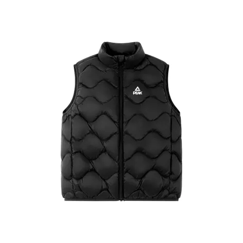 PEAK Черный PK Pure White Логотип K Kids Down Vest