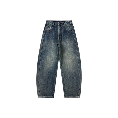 Azvk HDBL 8617 Ностальгический синий Унисекс Джинсы