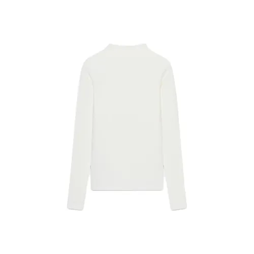 ZARA Морозный Белый Женский T-Рубашки