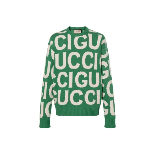 GUCCI Зеленые Мужские Свитера