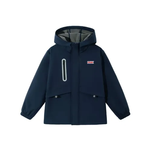 PEAK Темно-синий PK Красный синий Многоцветный Силикон K Детские софтшелл-куртки