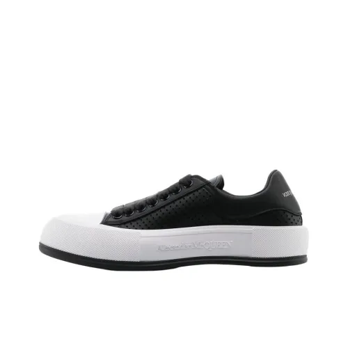 Alexander McQueen Deck Low Топ Стильные Скейтбординги Мужской Черный