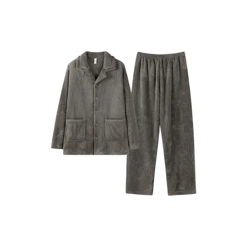 Qin Jing Пижамный комплект Мужской Зеленый