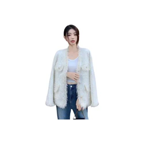 VINMUK Экрю Женское короткое пальто