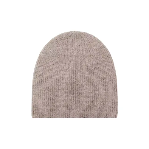 ZARA Акриловые шапки-бини женские коричневый