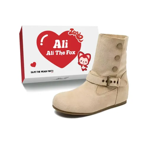 Али Тх Фокс Винтаж Нишевый Повседневный Мягкий Короткий Мартин Ботинки Женские