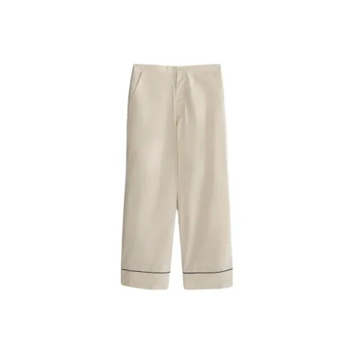 ZARA Бежевые Мужские Пижамные Штаны