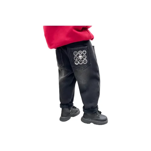 ATONGMU Джинсы Осенние и Зимние для детей в возрасте 3-7 лет