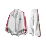 Белый Серый + Белый Серый с Красными Полосами K