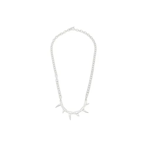 Yohji Yamamoto Chainsaw Man Collaboration Ожерелья Унисекс Серебряный