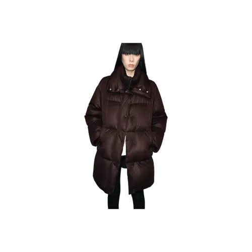 MO CO Тик Коричневый Женские Пуховики