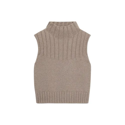 ZARA Коричневый Темно-Серый Коричневый Женские Майки