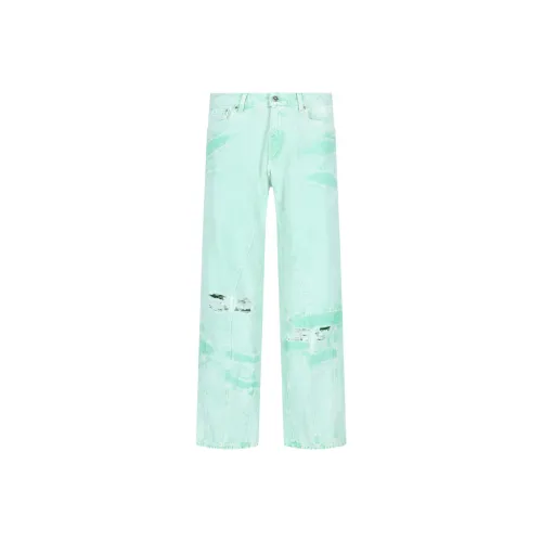 PDF Зеленый Мужской Джинсы