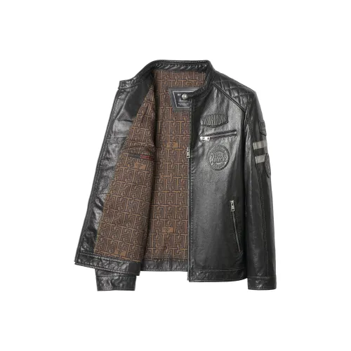 POLOMEISDO Кожа Куртка Мужская