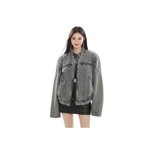 ILOVECHOC Синий Унисекс Джинсовые куртки