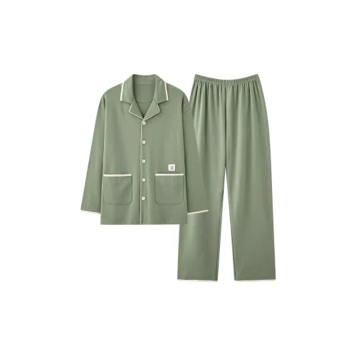 Mulong Family Зеленый океан Мужской комплект пижам
