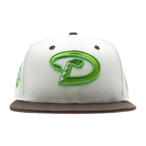 New Era 59FIFTY Series Полиэстер Кепки Женские Белый Циан Коричневый