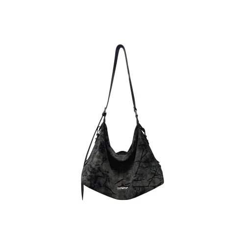 CULTIVATOR ПУ (полиуретан) Сумка через плечо Стандартная Унисекс Камуфляж Черный