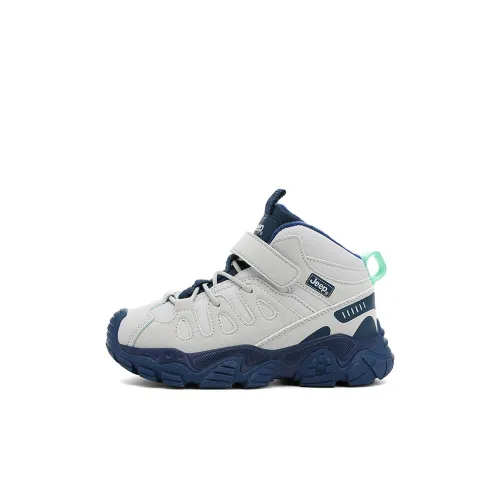 Jeep Детские беговые кроссовки MID Топ Звездно-голубой Толстый хлопок Kids