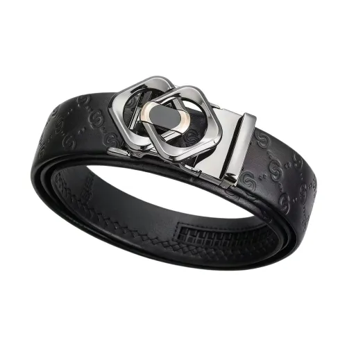 MH Ремни из натуральной коровьей кожи мужские 3,5 см