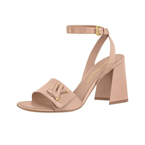 LOUIS VUITTON Shake One Strap Sandals 8,5cm Women's Pink