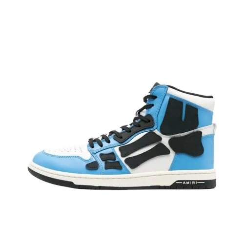 AMIRI Skel Топ Hi Стильные Скейтбординги Мужской Белый Синий