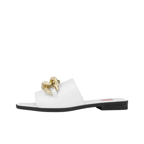 LOVE MOSCHINO Резиновая подошва Слипоны Женские Белые
