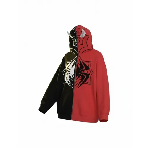 MARTHENAUT Черный Красный Унисекс Свитшоты