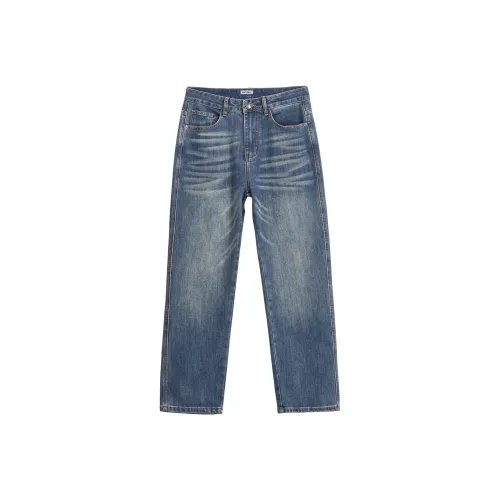 ENTONG Синий Унисекс Джинсы