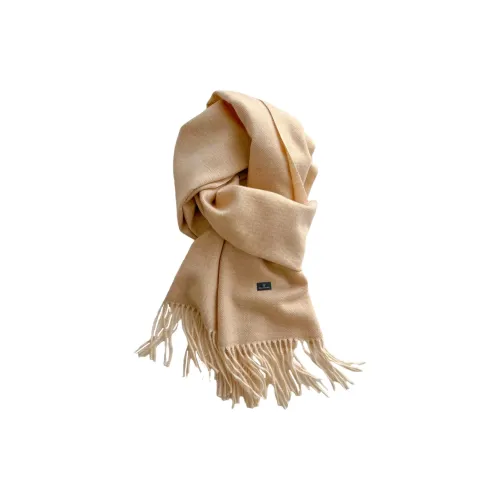 Мазерати Ядерный Прядильная пряжа Knit Scarves Unisex Овсяный