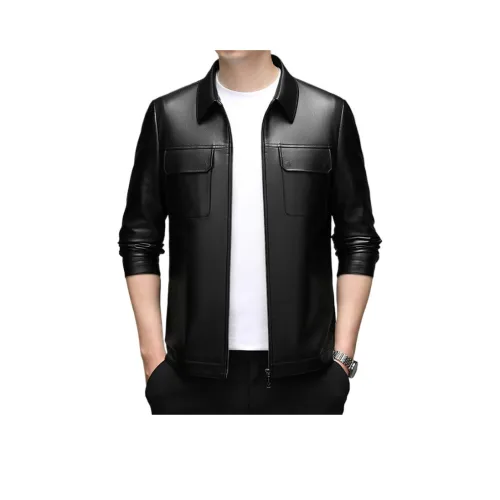 TIFAN Мужские кожаные куртки