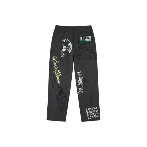 EVISU Carbon Gray Мужские Повседневные Штаны