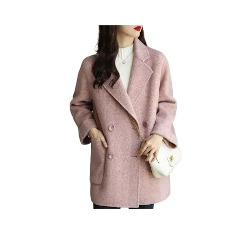 ЮЙЧЖАОЛИНЬ Розовое Женское Пальто