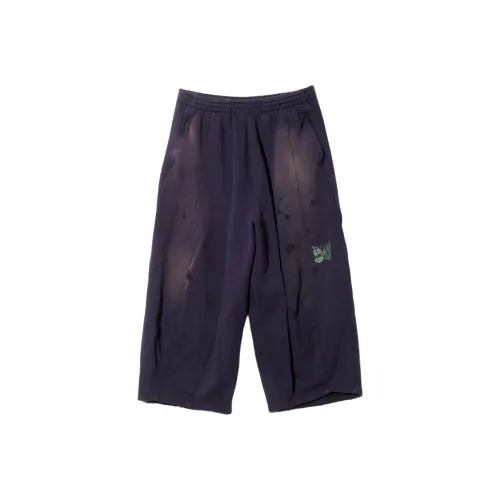 Needles FW25 Разобранный H.D. Sweat Брюки Хлопок French Terry Повседневные брюки Унисекс