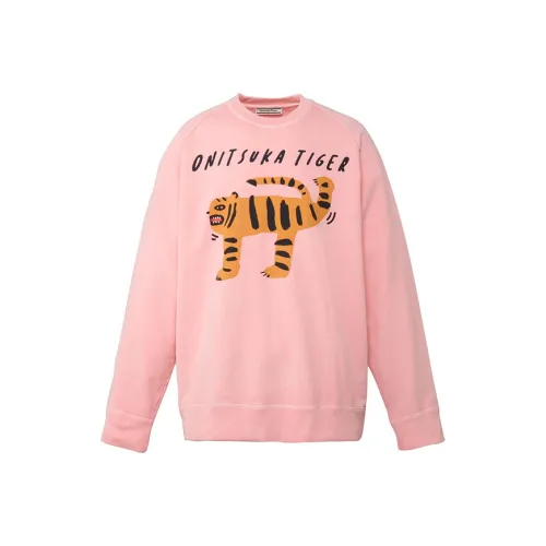 Onitsuka Tiger Пуловер Свитшот Унисекс Розовый