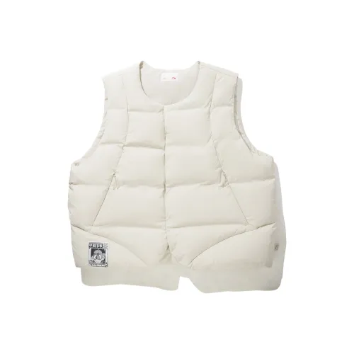 Подкладка Gravel Белый Серый Мужской Пуховый жилет