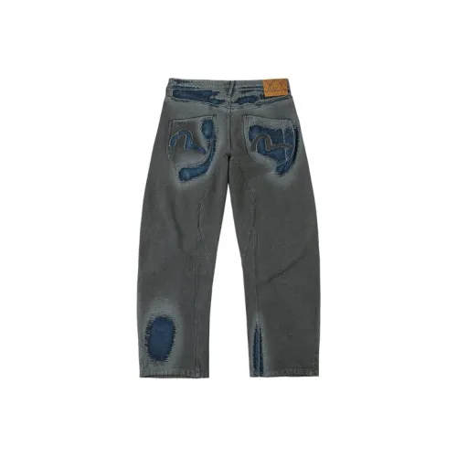 EVISU Джинсовый Синий Мужские Джинсы